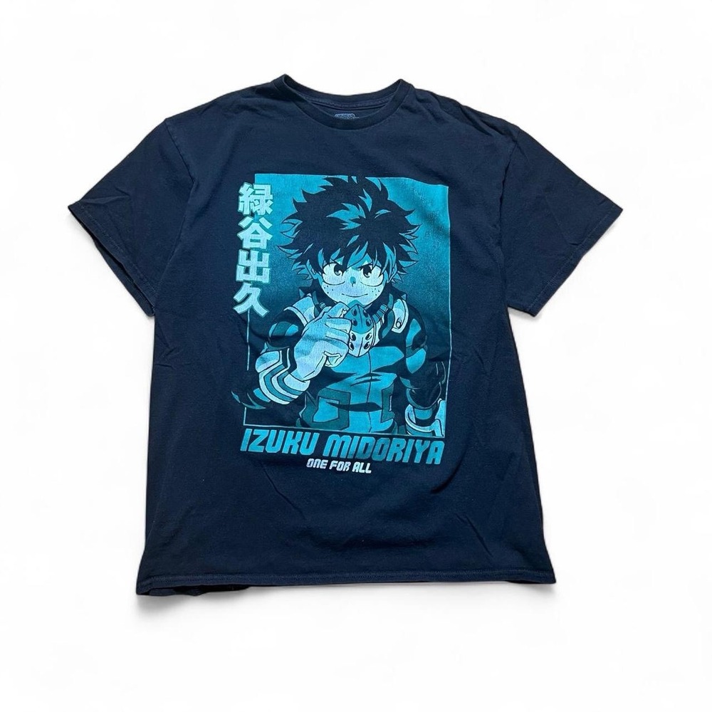 My Hero Academia Anime T-Shirt Men's Size Large Crunchyroll Goth Emo Skate